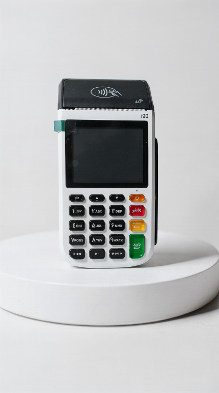 کارتخوان سیار i90 آکبند 4G و WiFi با 1 سال گارانتی - تصویر 6
