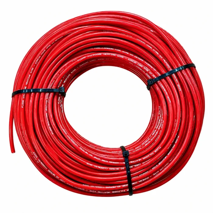 34244639-035f-4a10-9f27-387f99b8f68a نمای کامل المنت گرمایش از کف سیلیکونی 60 متری با کیفیت کرهای